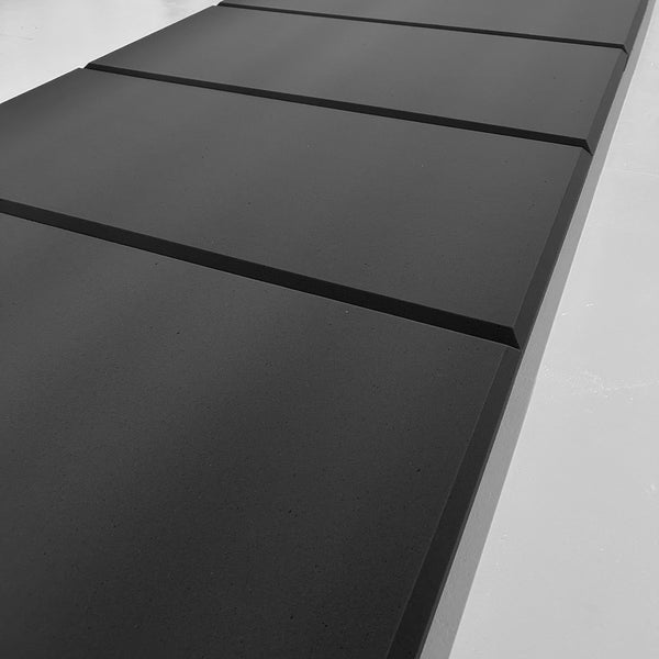 Basotect® Akustikschaumstoff-Tafel PLUS (gefast) | 100 x 50 x 5cm (0,5m²) | schwarz