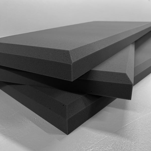 Basotect® Akustikschaumstoff-Tafel PLUS (gefast) | 100 x 50 x 5cm (0,5m²) | schwarz