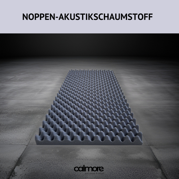 Noppen Akustikschaumstoff | 100 x 50 x 5cm (0,5m²) | anthrazit