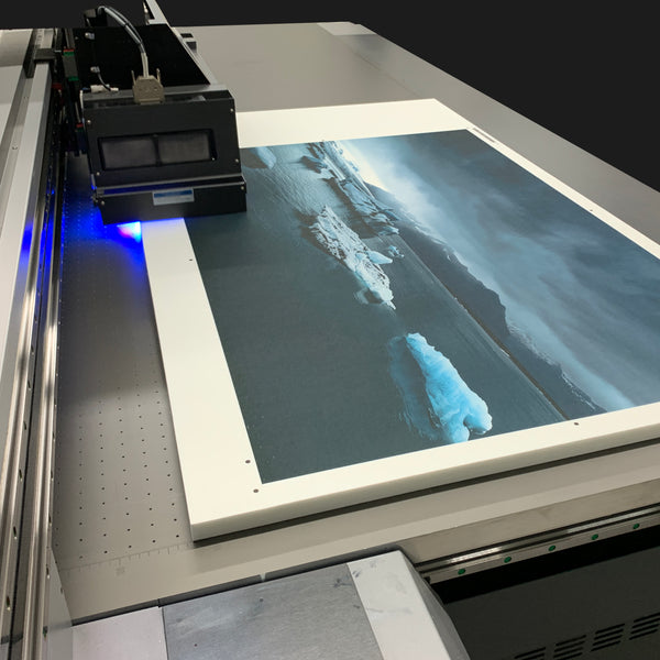 Akustikbild «Aquarell - Blaues Segeltuch» | verschiedene Grössen