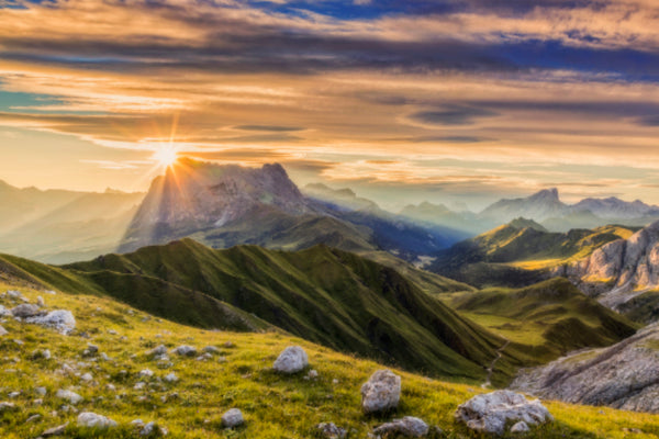 Akustikbild «Sonnenaufgang in den Dolomiten» | verschiedene Grössen