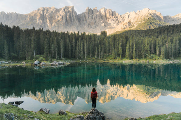 Akustikbild «Lago di Carreza - Dolomiten» | verschiedene Grössen