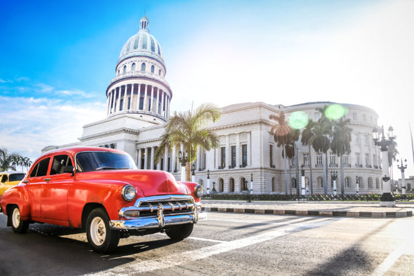 Akustikbild «El Capitolio mit Oldtimer» | verschiedene Grössen