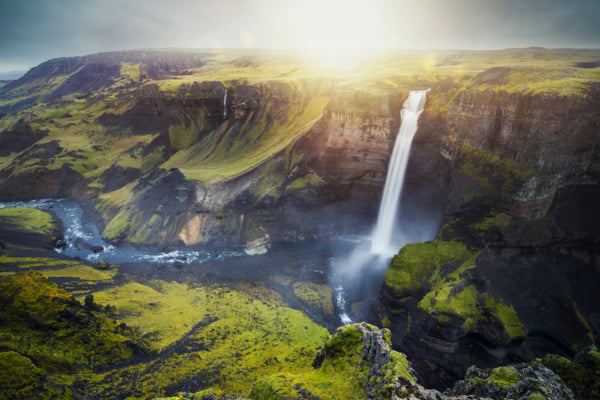 Akustikbild «Haifoss Wasserfall in Island» | verschiedene Grössen