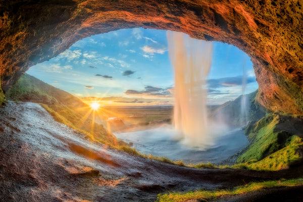 Akustikbild «Wasserfall Seljalandsfoss in Island» | verschiedene Grössen