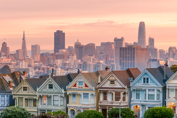 Akustikbild «Alamo Square mit Skyline von San Francisco» | verschiedene Grössen